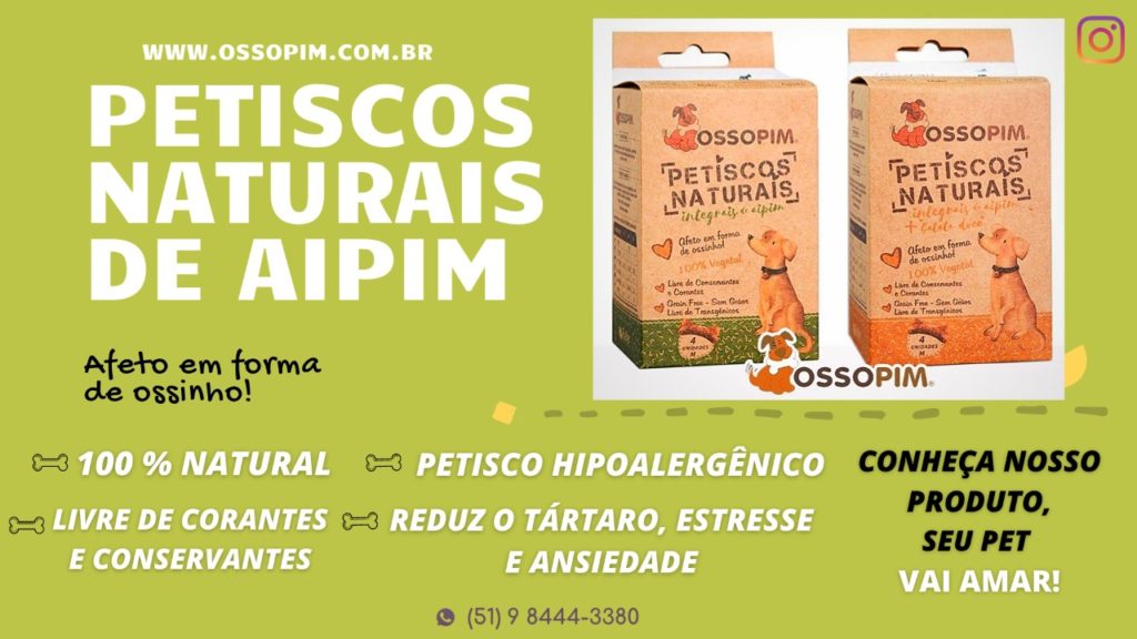 Petiscos Caninos 100% Naturais